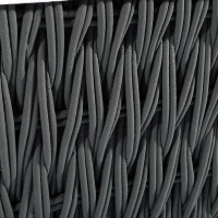 Kufr na prádlo MERIDA - grafitový - velikost L 76x46x46 cm