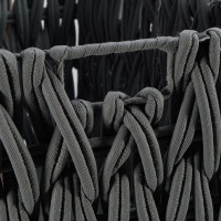 Kufr na prádlo MERIDA - grafitový - velikost L 76x46x46 cm