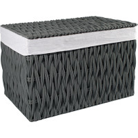 Kufr na prádlo MERIDA - grafitový - velikost L 76x46x46 cm