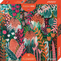 HEYE Čtvercové puzzle Flowery: Rubínový svit slunce 1000 dílků