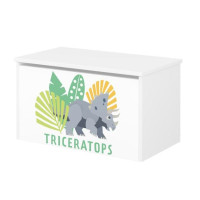 Dětská truhla na hračky Jurský svět - Triceratops