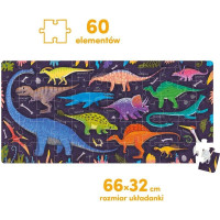 CZUCZU Panoramatické puzzle Dinosauři 60 dílků