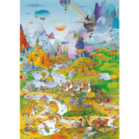 HEYE Puzzle Cartoon Classics: Idylka u jezera 1000 dílků