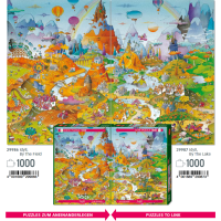 HEYE Puzzle Cartoon Classics: Idylka u pole 1000 dílků