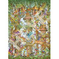 HEYE Puzzle Chaty na stromech 1000 dílků