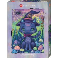 HEYE Puzzle Dreaming: Kočka čarodějka 1000 dílků