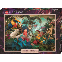 HEYE Puzzle Fauna Fantasies: Ptačí rozmanitost 1000 dílků