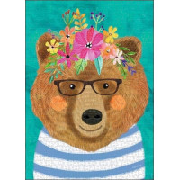 HEYE Puzzle Floral Friends: Něžný Brumla 1000 dílků