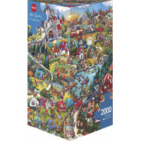 HEYE Puzzle Jeďte tábořit! 2000 dílků