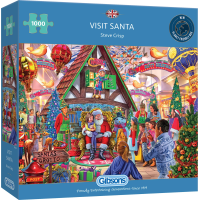 GIBSONS Puzzle Navštivte Santu 1000 dílků