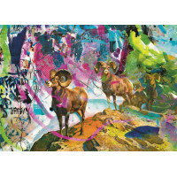 HEYE Puzzle Rebrush! Velké rohy 1000 dílků