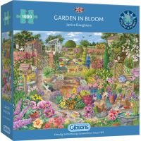 GIBSONS Puzzle Rozkvetlá zahrada 1000 dílků