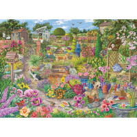 GIBSONS Puzzle Rozkvetlá zahrada 1000 dílků