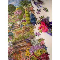 GIBSONS Puzzle Rozkvetlá zahrada 1000 dílků