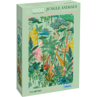 GIBSONS Puzzle The Art File: Zvířata džungle 1000 dílků