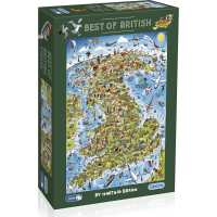 GIBSONS Puzzle To nejlepší z Británie 1000 dílků