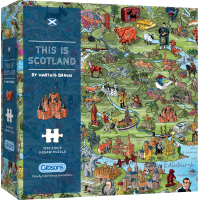 GIBSONS Puzzle Toto je Skotsko 1000 dílků