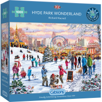 GIBSONS Puzzle Zimní zázrak v Hyde parku 1000 dílků