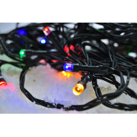 Vánoční venkovní LED řetěz 5 m - 50 LED - vícebarevná