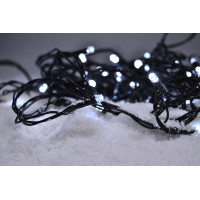 Vánoční venkovní LED řetěz 5 m - 50 LED - studená bílá