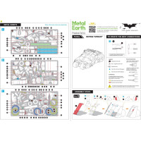 METAL EARTH 3D puzzle Premium Series: Batman, Tumbler