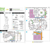 METAL EARTH 3D puzzle Premium Series: Socha svobody