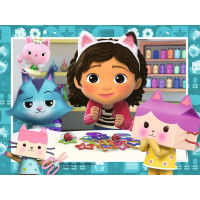 RAVENSBURGER Puzzle Gábinin kouzelný domek 4v1 (12, 16, 20, 24 dílků)