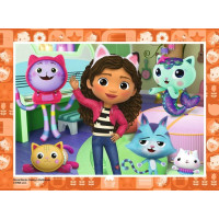 RAVENSBURGER Puzzle Gábinin kouzelný domek 4v1 (12, 16, 20, 24 dílků)