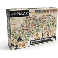 Popular Puzzle Mapa Slovenska 160 dílků