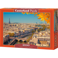 CASTORLAND Puzzle Paříž shora 2000 dílků