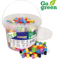 PLAYBOX Zažehlovací korálky Go Green v kbelíku XL 900ks