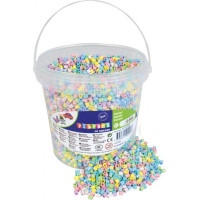 PLAYBOX Zažehlovací korálky v kbelíku - pastelové 10000ks