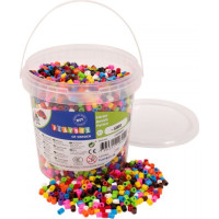 PLAYBOX Zažehlovací korálky v kbelíku - základní barvy 5000 ks