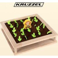 Dřevěné puzzle 2v1 - Farma