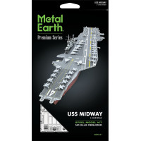 METAL EARTH 3D puzzle Premium Series: Letadlová loď USS Midway