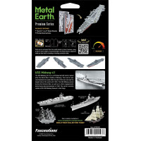 METAL EARTH 3D puzzle Premium Series: Letadlová loď USS Midway