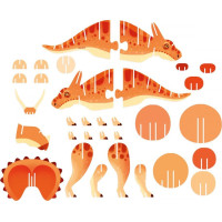 JANOD 3D puzzle Triceratops 32 dílků