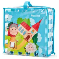 PLASTICA Pěnové puzzle Vesnice (29x29)