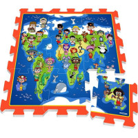 STAMP Pěnové puzzle Mapa světa