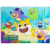 NICKELODEON Puzzle do vany Baby Shark 12 dílků