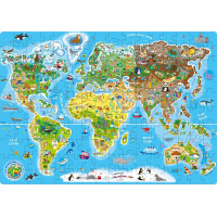 POPULAR Puzzle Mapa světa 160 dílků