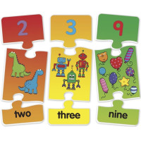 GALT Puzzle Moje první anglické číslice 10x3 dílků