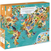 JANOD Vzdělávací puzzle Dinosauři 200 dílků