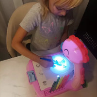 Projektor na kreslení - růžový