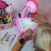 Projektor na kreslení - růžový