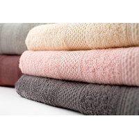 Bavlněný ručník RODOS - 100x150 cm - 500g/m2 - fialový