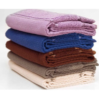 Bavlněný ručník RIVER - 50x90 cm - 500g/m2 - skořicově hnědý