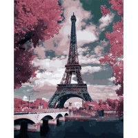 Malování podle čísel 40x50 cm - Eiffelova věž