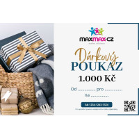 Dárkový poukaz v hodnotě 1 000 Kč