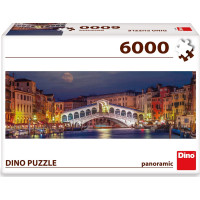 DINO Panoramatické puzzle Most Rialto 6000 dílků